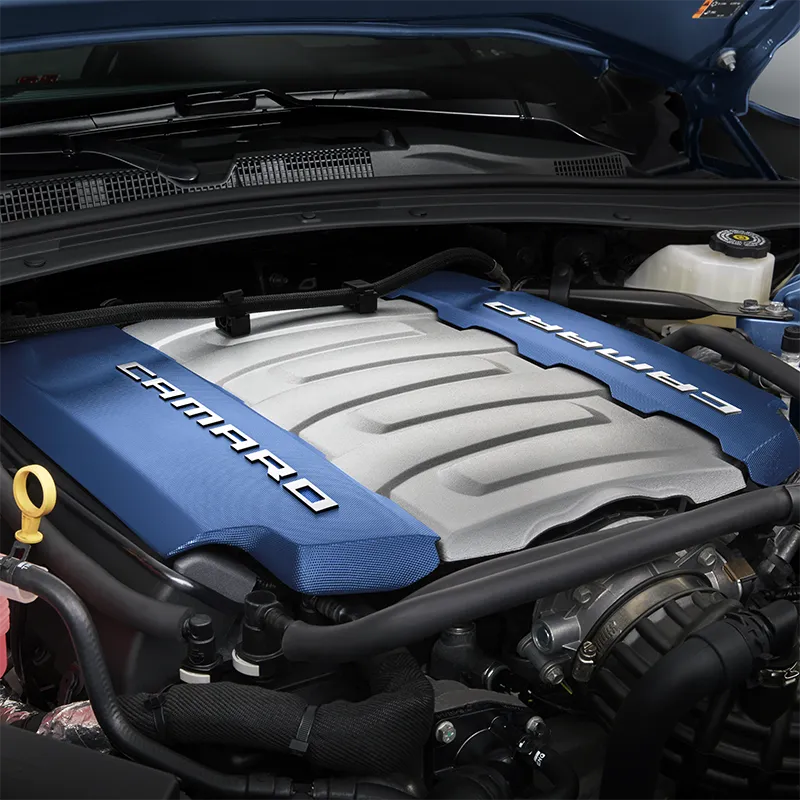 2023 Camaro Engine Cover | Blue | Camaro Script | LT1 and SS | LT1 6.2L Engine
