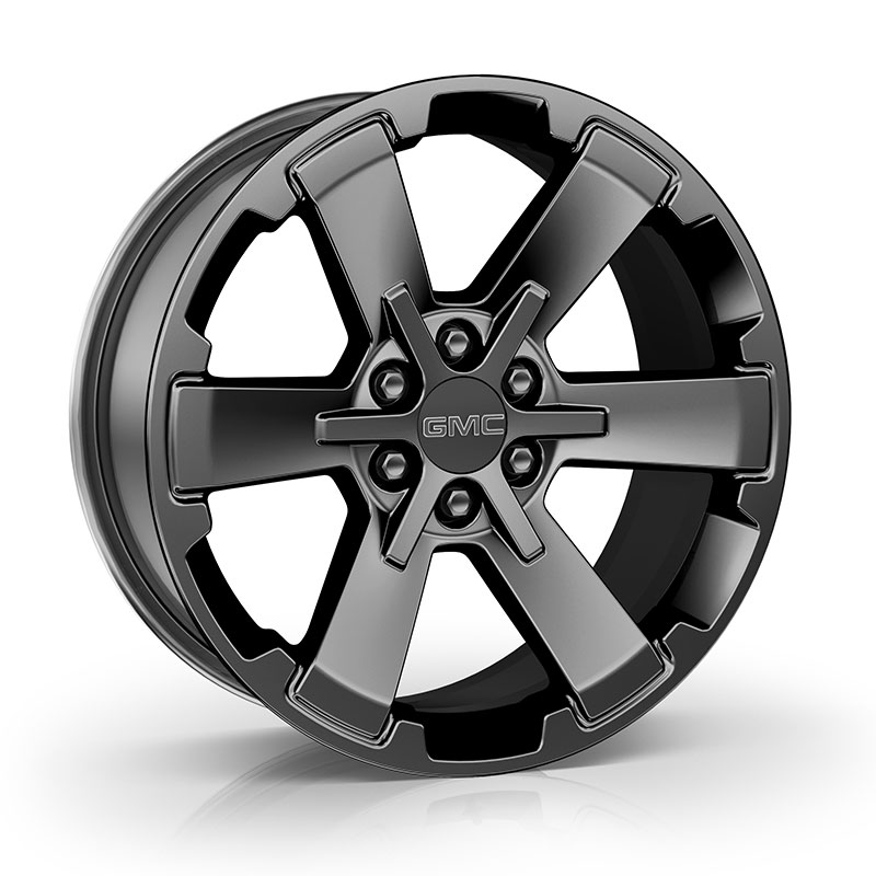 2018 Sierra 1500 22 inch Wheel | 6-Spoke | Gloss Black | CK162 | SEV | 22 x 9 | Single