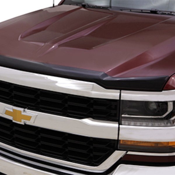 2016 Silverado 1500 Molded Hood Protector Areo Smoke Black | 19353343