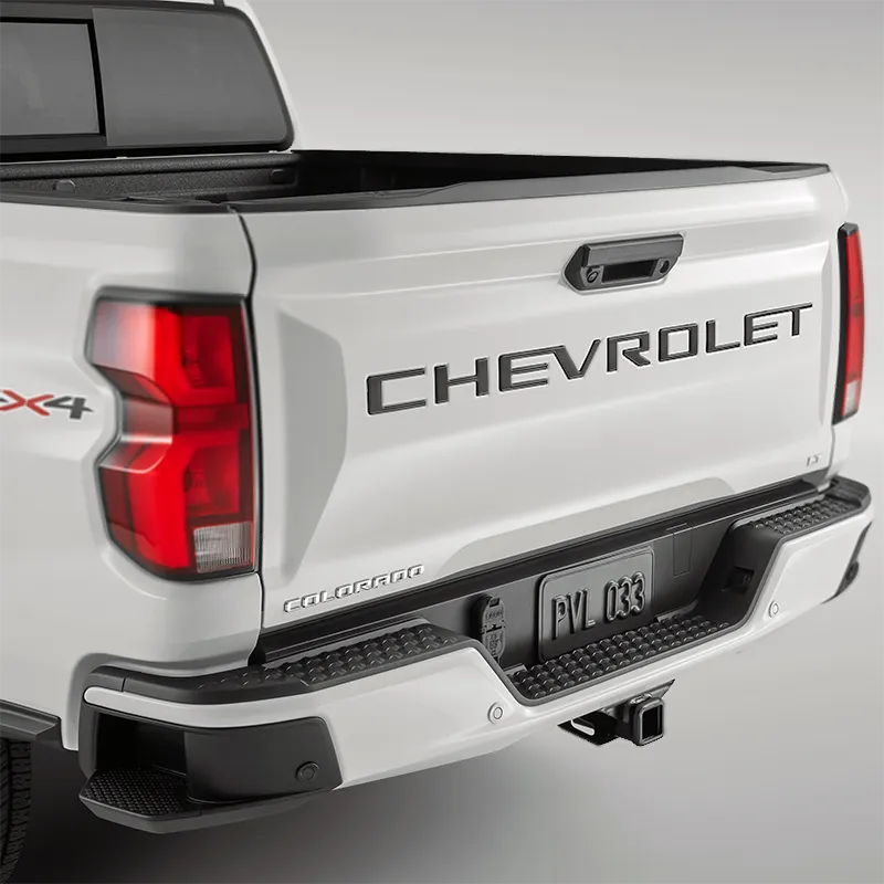 2023 Colorado | Chevrolet Tailgate Lettering | 3-D Stamped | Black