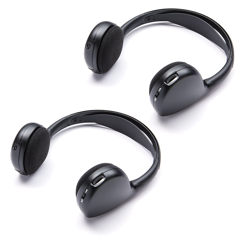 2018 Tahoe Wireless Headphones | 2 Channel | Infrared Analog | Rear Seat Entertainment | Set of 2
