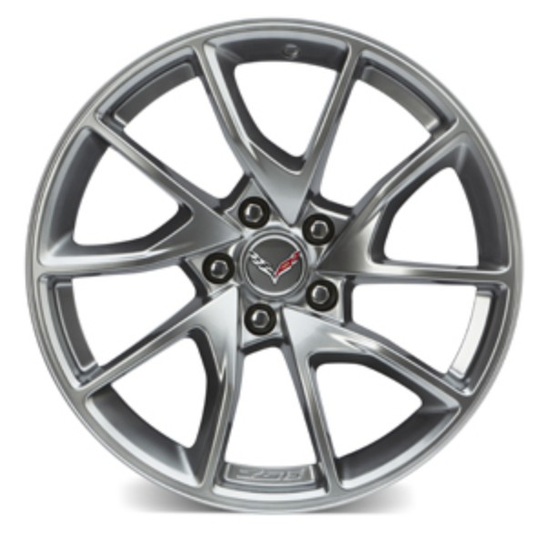 2018 Corvette Stingray 19 inch Front Wheel | Nickel Pearl Painted | 5Z8 |