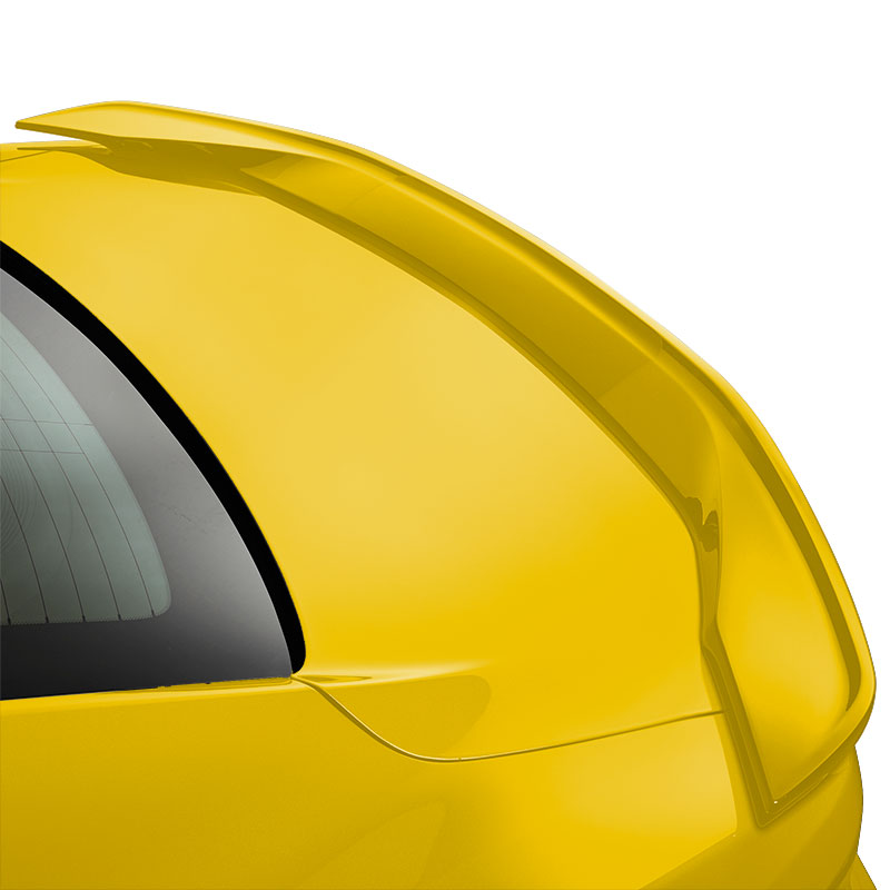 2016 Camaro High Wing Spoiler | Bright Yellow