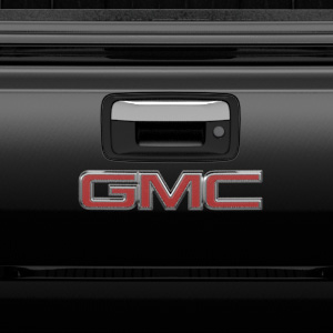 2019 Sierra 3500 Chrome Tailgate Handle | without Rear Camera