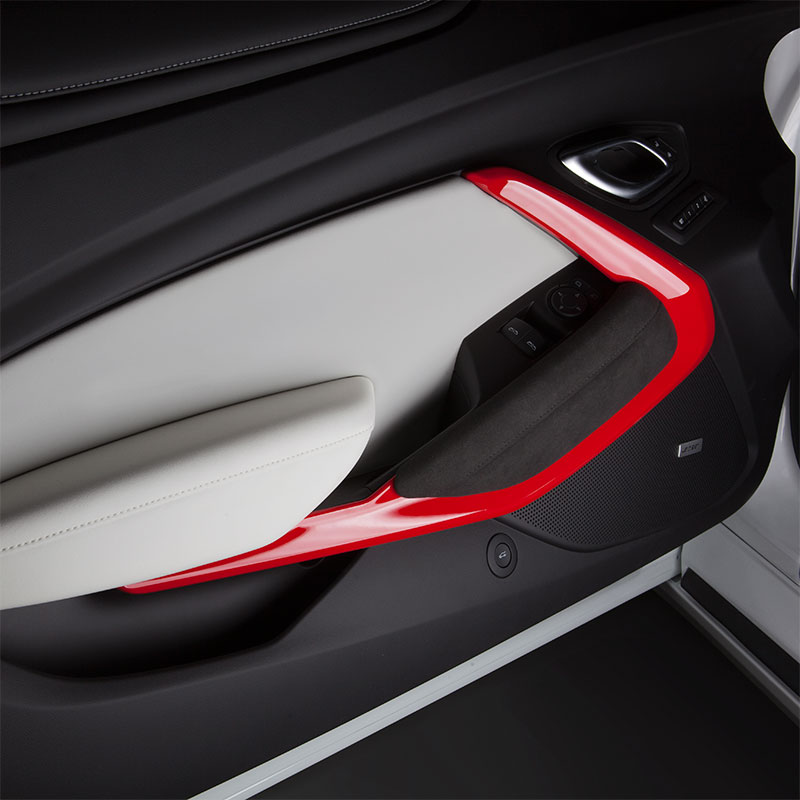 2018 Camaro Interior Door Trim Kit | Red Hot | Two Piece | Excludes Models with ZN2