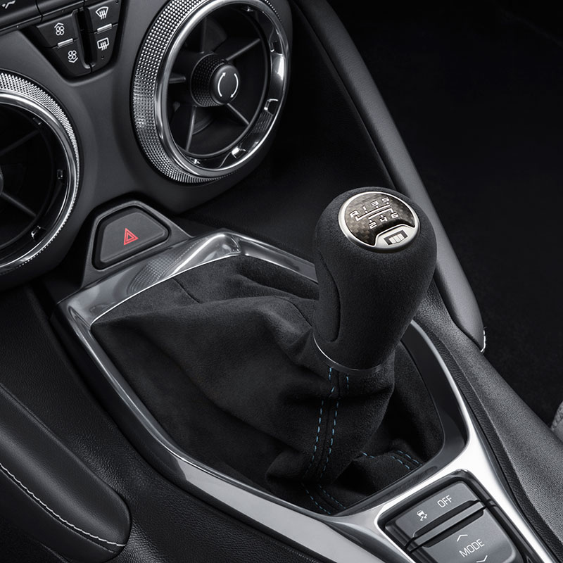 2024 Camaro Shift Knob Cap | Carbon Fiber | Silver | Manual | LT | Camaro Logo