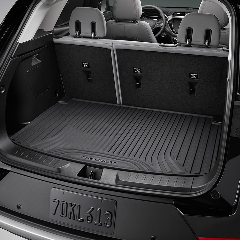 2024 Trailblazer | Cargo Area Floor Mat | Black | Premium All Weather | Chevrolet Logo | Rear