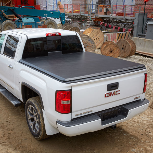 2018 Sierra 1500 Tonneau Cover Hard Folding Black Vinyl 6 6 84023757