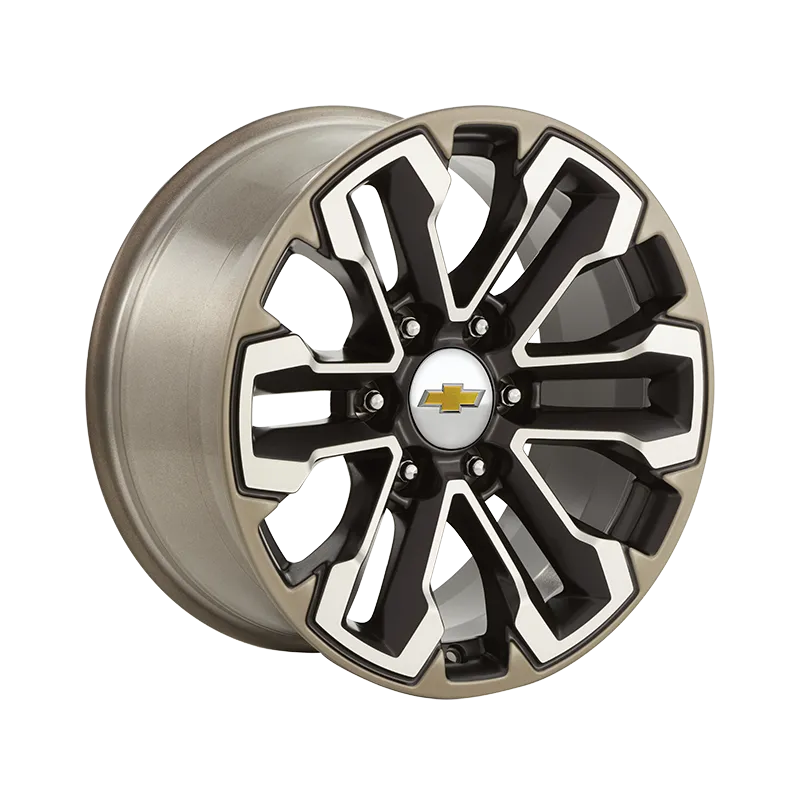 2021 Silverado 1500 | 18-in Wheel | Satin Graphite | Gold Oxide | SKY | 18 x 8.5 | Single