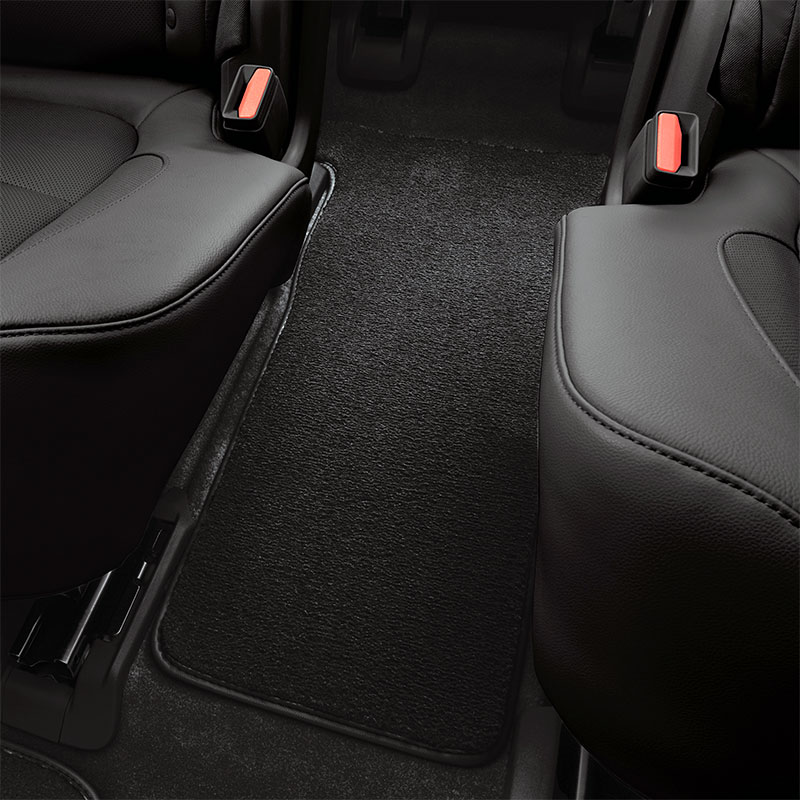 2020 Acadia Floor Mats | Premium Carpet | Black | Third Row | 6 Passenger | 2nd Row Captain Chairs |