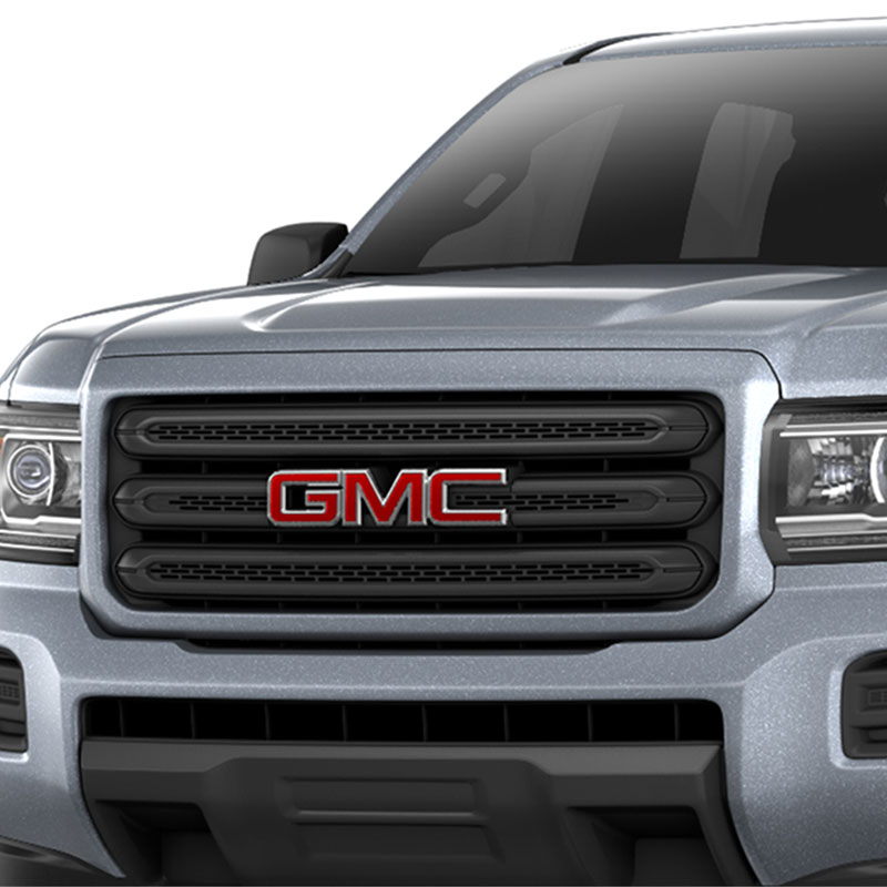 2020 Canyon Front Grille Package | Satin Steel Metallic Surround | Black Grille | G9K