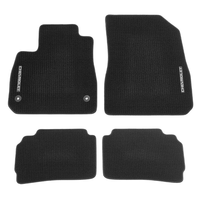 2020 Malibu | Floor Mats | Black | Front and Second Row | Chevrolet ...