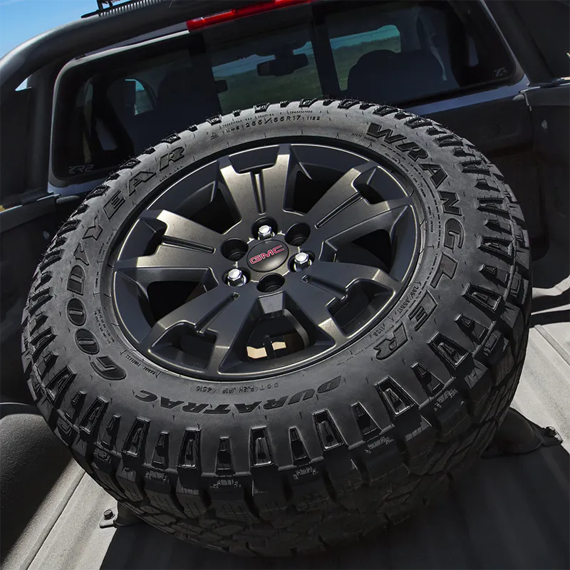 2020 Canyon | Spare Wheel Carrier | Cargo Bed Mounted | Off-Road | AT4 Spec