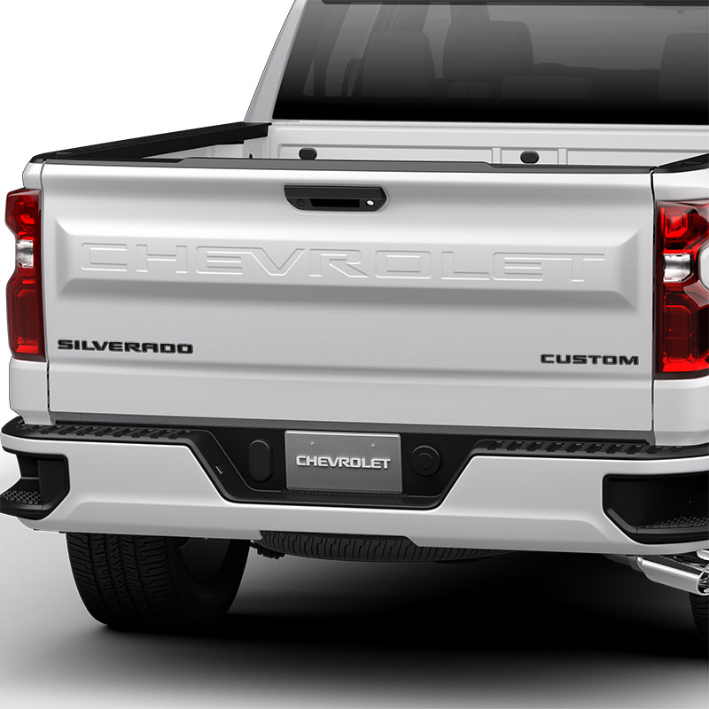 2020 silverado 1500 black emblems silverado custom tailgate 84300956 2020 silverado 1500 black emblems silverado custom tailgate