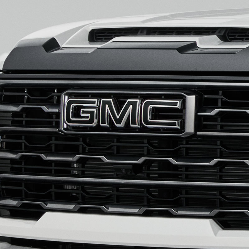 2024 Sierra 2500 | Emblems | Black GMC | Front Grille | MultiPro Tailgate | Pair
