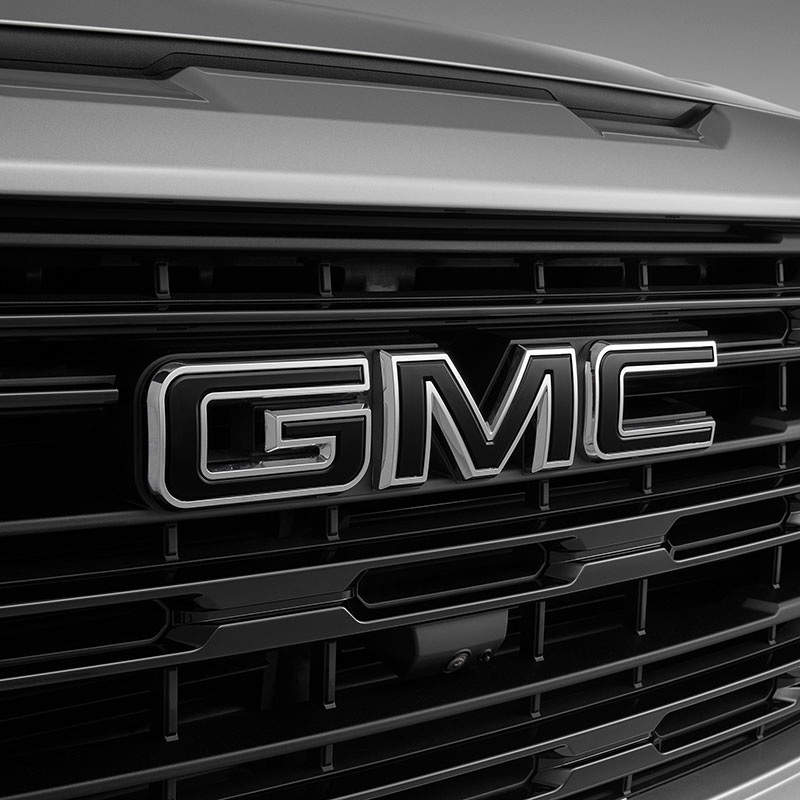 2023 Sierra 1500 | Emblems | Black GMC | Front Grille | MultiPro Tailgate | Pair