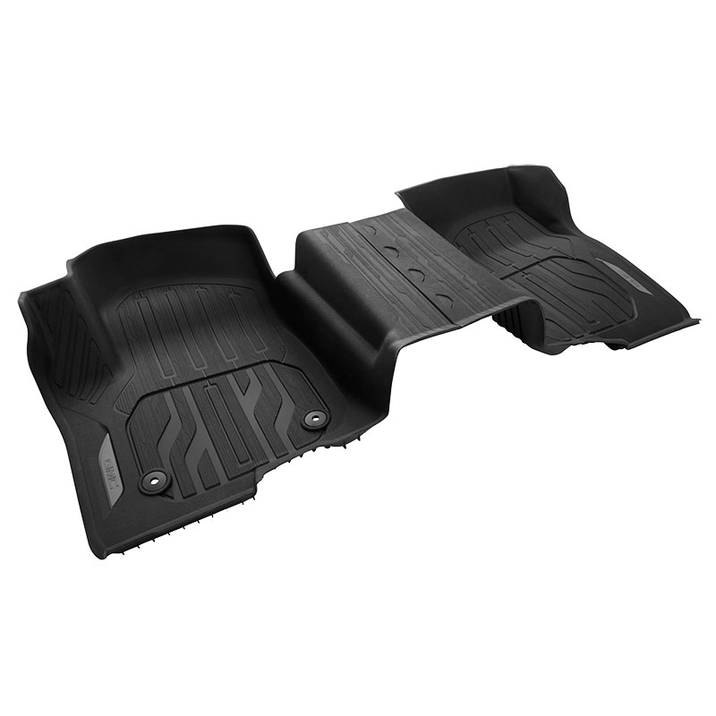 2024 Sierra 2500 | Floor Liners | Black | Front Row | Regular Cab | WITHOUT Center Console | GMC