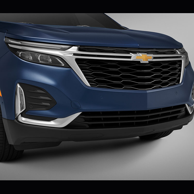2024 Equinox | Front Grille | Chrome Surround | Gloss Black Inserts
