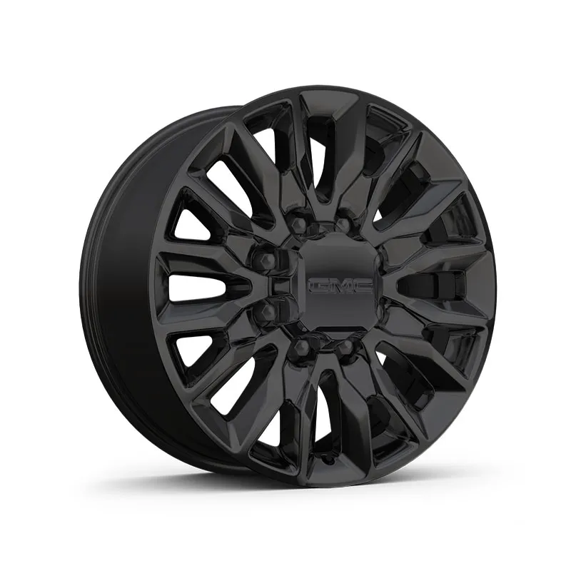 2024 Sierra 2500 | 18 inch Wheel | High Gloss Black | Multi-Spoke | 8-Lug | 18 x 8 | PTW | Single