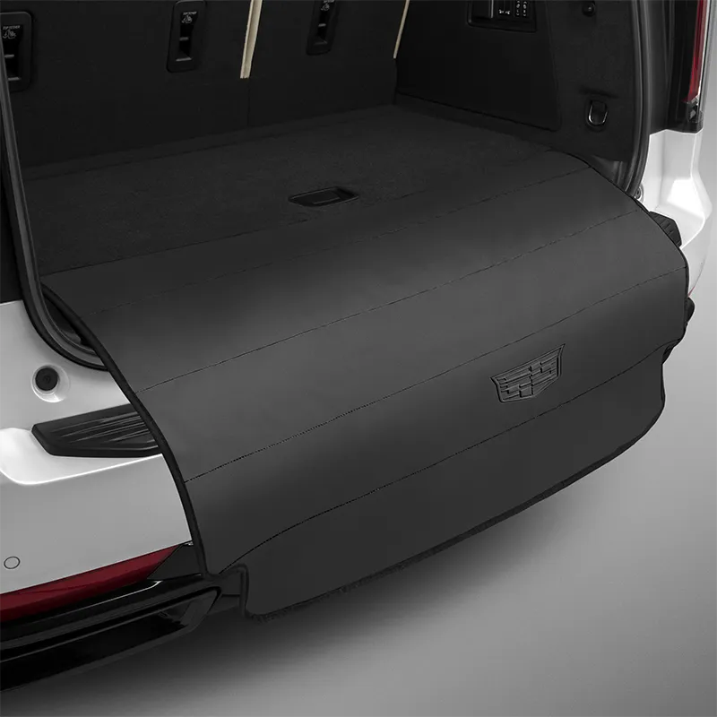 2023 Escalade ESV | Rear Bumper Protector | Black | Cadillac Crest Logo