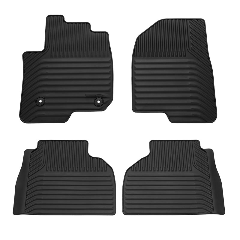 GMC Crew Cab First- and Second-Row Premium All-Weather Floor Mats in Jet  Black, 84521602