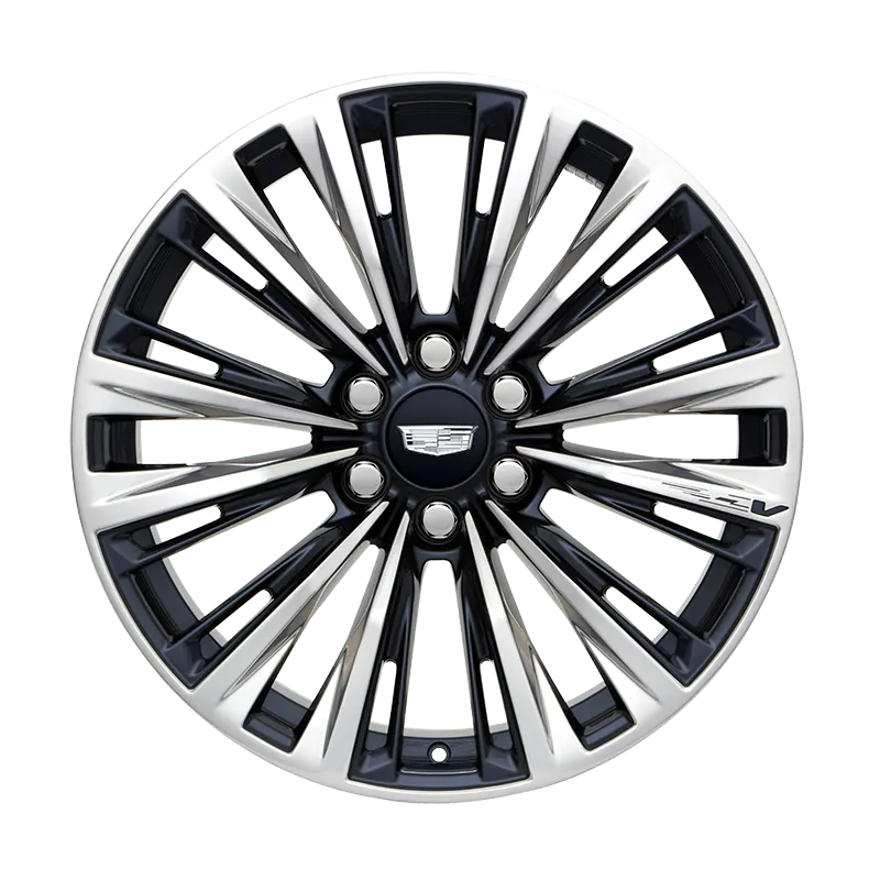 2023 Escalade ESV | 22 inch Forged Wheel | Dark Android | Polished | Multi-Spoke | SSV | Single