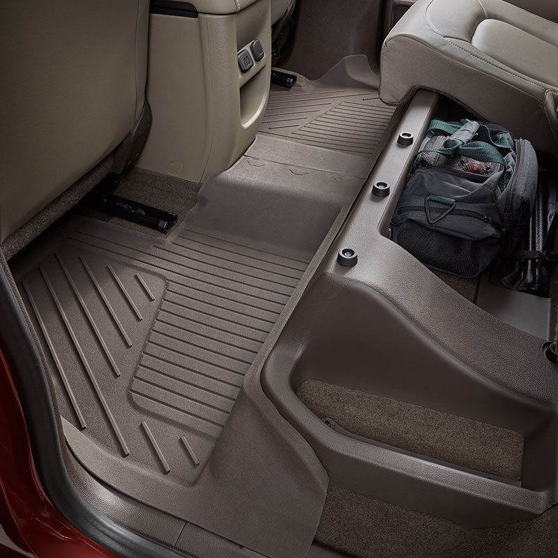2020 Canyon Floor Liners | Rear Row | Cocoa | Extended Cab | Premium All Weather | Set of Two