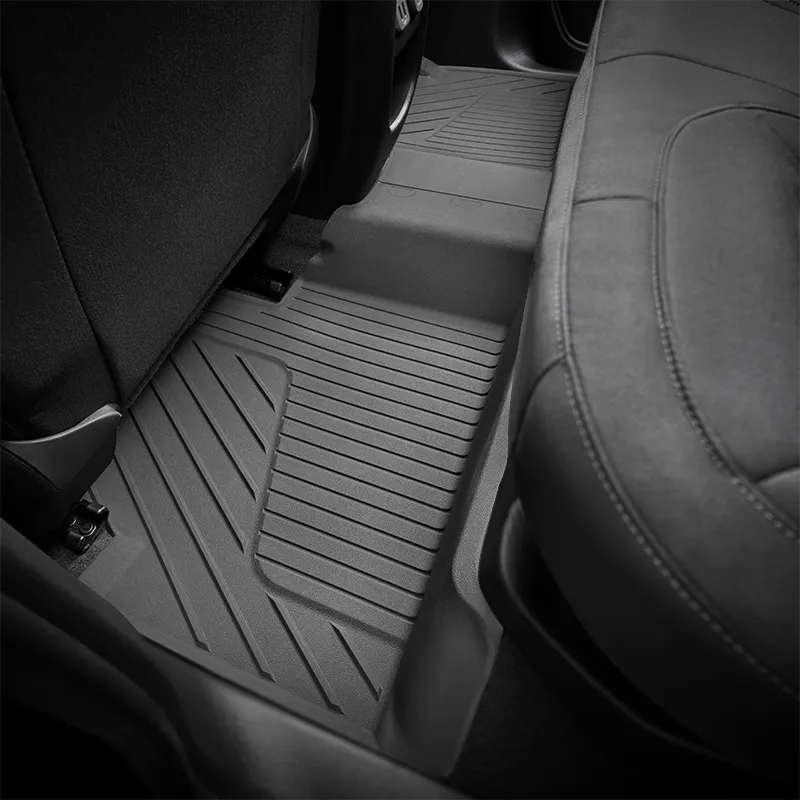 2016 Canyon Floor Liners | Rear Row | Black | Crew Cab | Premium All Weather | Set of Two