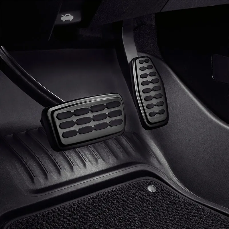 2022 Hummer EV Pickup | Accelerator and Brake Pedal Covers | Sport | Black Stainless Steel | Set of