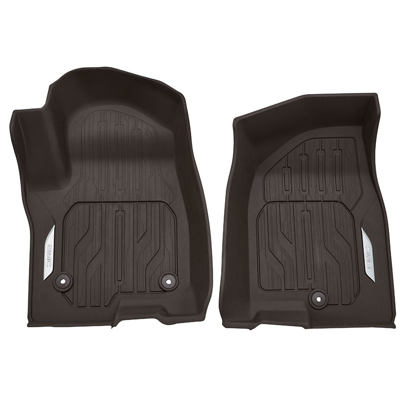 2022 Yukon | Floor Liners | Dark Ash Gray | First Row | Chrome GMC