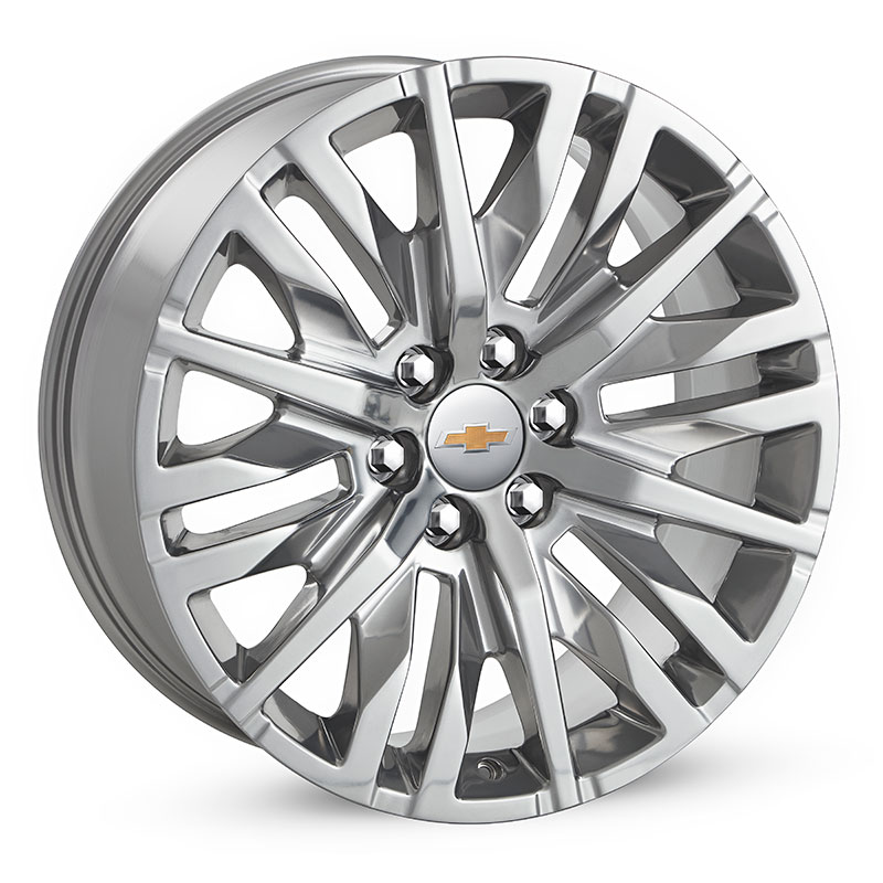 2021 Silverado 1500 | 22-in Wheel | Polished | Multi-Spoke | SEU | 22 x 9 | Single