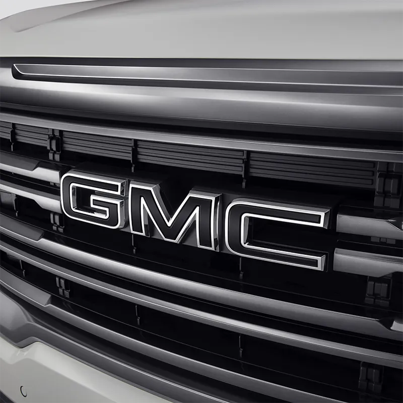 2023 Acadia | Emblems | Black GMC | Front Grille | Rear Liftgate | Set of Two