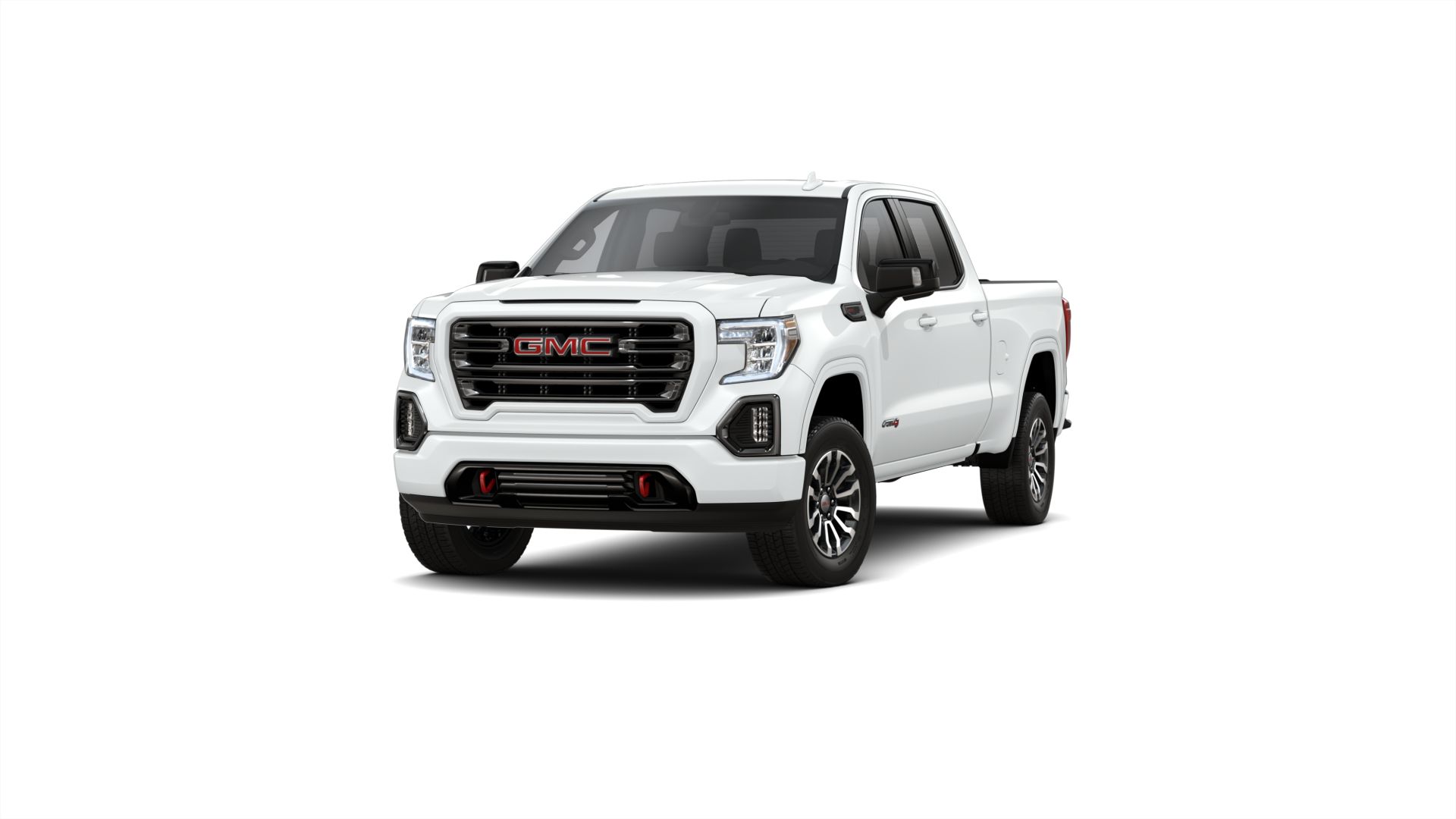 GMC Front and Rear Fender Flare Set in White Frost Tricoat