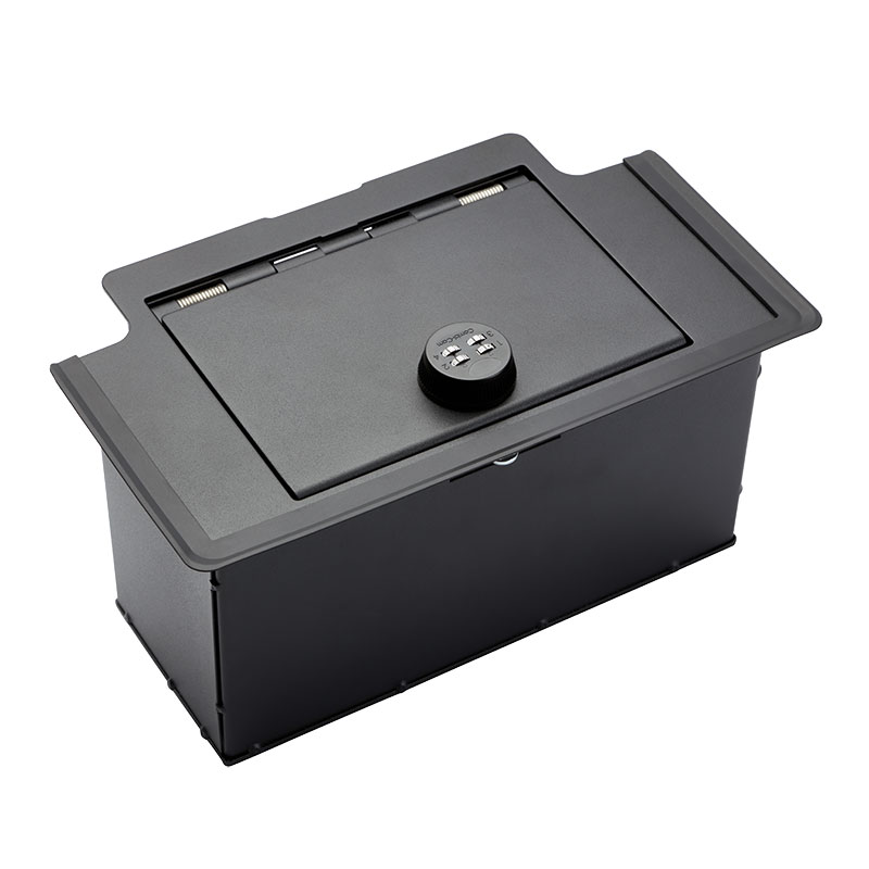 2024 Silverado 2500, Front Center Console Lockable Storage Box, Black, Requires D07