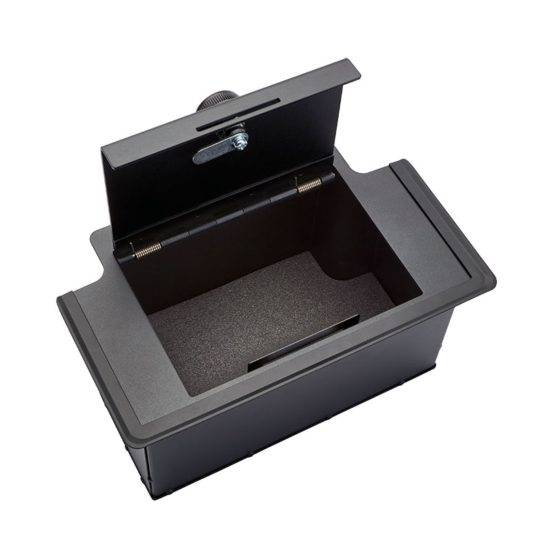 2022 Silverado 1500, Front Center Console Lockable Storage Box, Black, Requires D07, J22