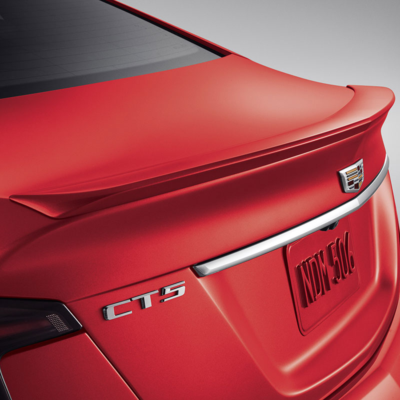 2020 CT5 | Spoiler | Rear Decklid | Flush-Mounted | Red Obsession Tintcoat | G7E