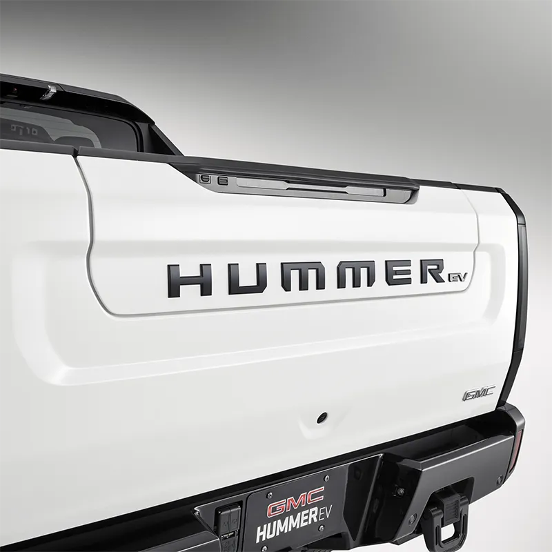 2022 Hummer EV Pickup | Emblems | Black | Nameplates | Set of 3