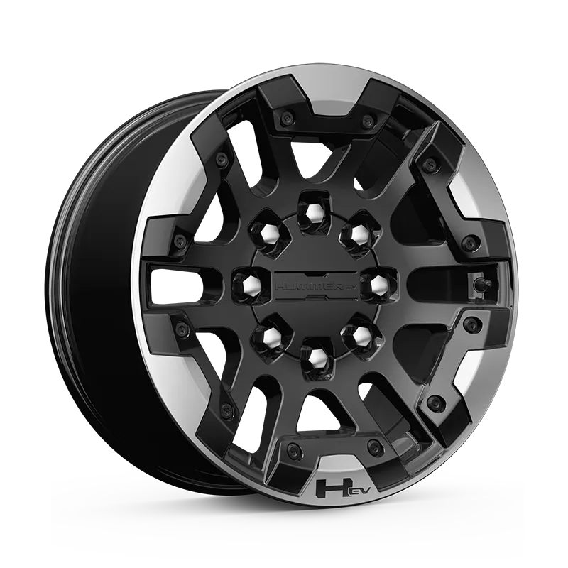 2022 Hummer EV Pickup | 18 inch Spare Wheel | Black | Machined Accents | 18 x 9 | Single