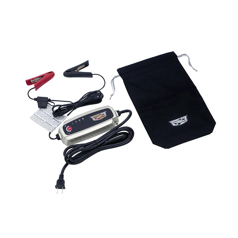 2022 XT4 | Battery Charger | Storage Pouch | Cadillac Crest Logo | 110V Outlet