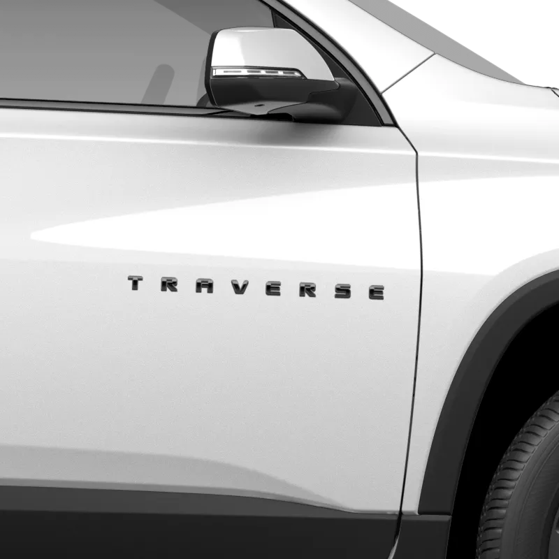 2018 Traverse | Emblems | Black Nameplates | Rear Lift gate | Premium | AWD | LT