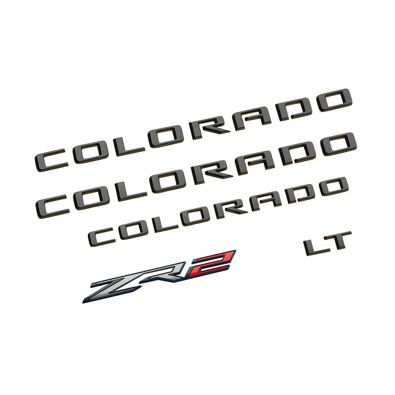 2024 Colorado | Black Emblems | Nameplate | Colorado | ZR2 | LT