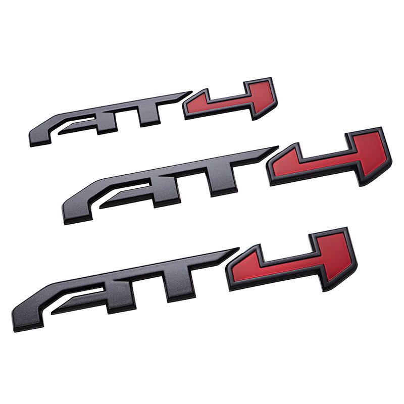 GMC SIERRA AT4 Door Tailgate Emblem Overlay White Decals, 43% OFF