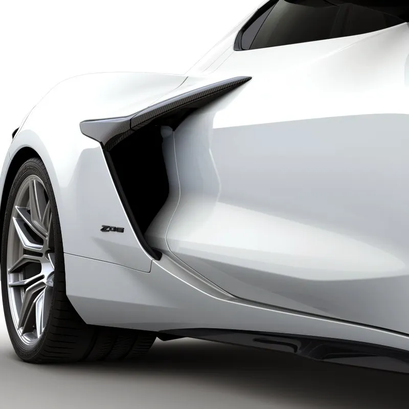 2024 C8 Corvette Z06 | Intake Trim Kit | Visible Carbon Fiber | Set of 2
