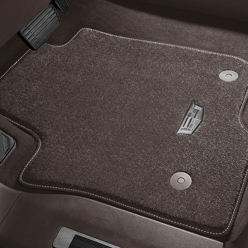 2023 Escalade ESV | Floor Mats | Dark Atmosphere | Premium Carpet | Front and Rear | Cadillac Logo |