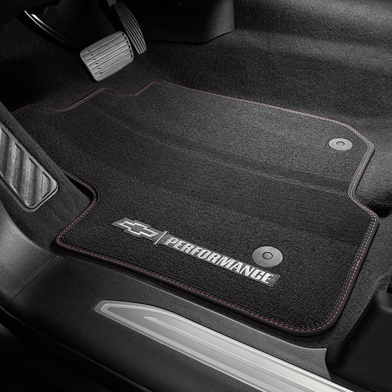 2021 Silverado 1500 | Floor Mats | Black | Front and Rear | Double Cab | Chevrolet Performance Logo