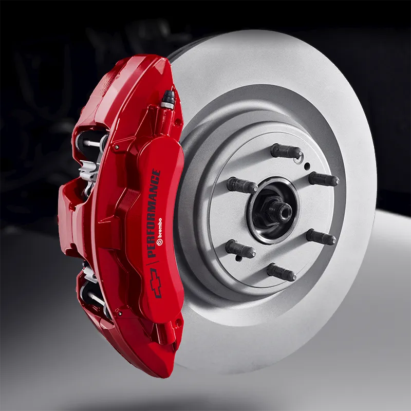 2022 Tahoe, Performance Brakes, Brembo Front 6-Piston, Performance Red, Pair