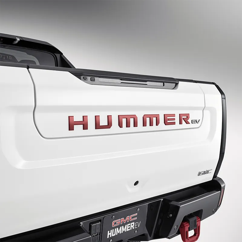 2023 Hummer EV Pickup | Emblems | Performance Red | Nameplates | Set of 3