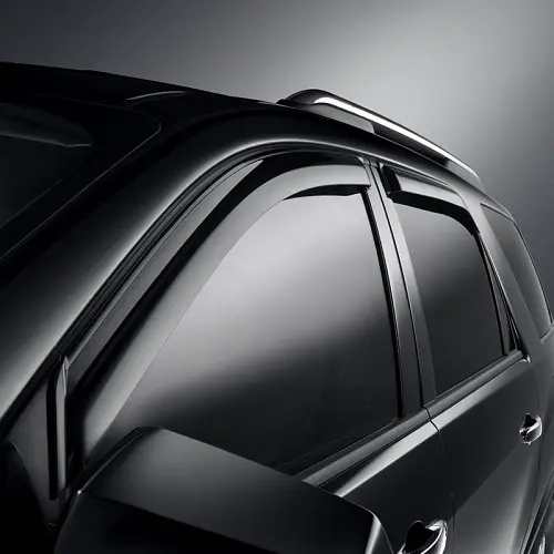 2015 Traverse | Window Vent Visors | Exterior Mount | Smoke Black | Front and Rear | Set of 4