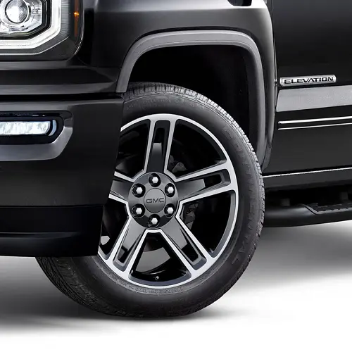 2020 Yukon XL 22 inch Wheel | 5 Split-Spoke | Machined | Gloss Black | 22 x 9 | Single