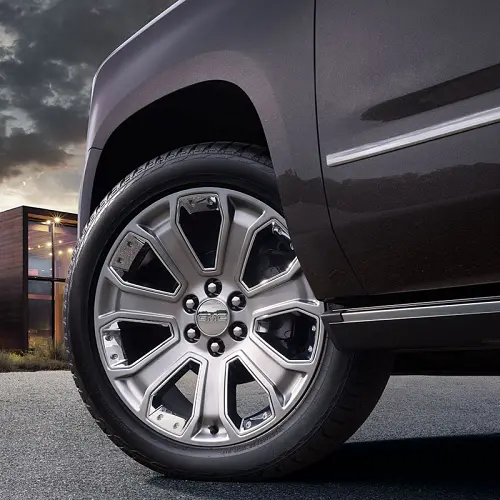 2015 Yukon XL | 22-in Wheel | Silver | 7-Spoke | Chrome Inserts | RXN | 22x9 | Single